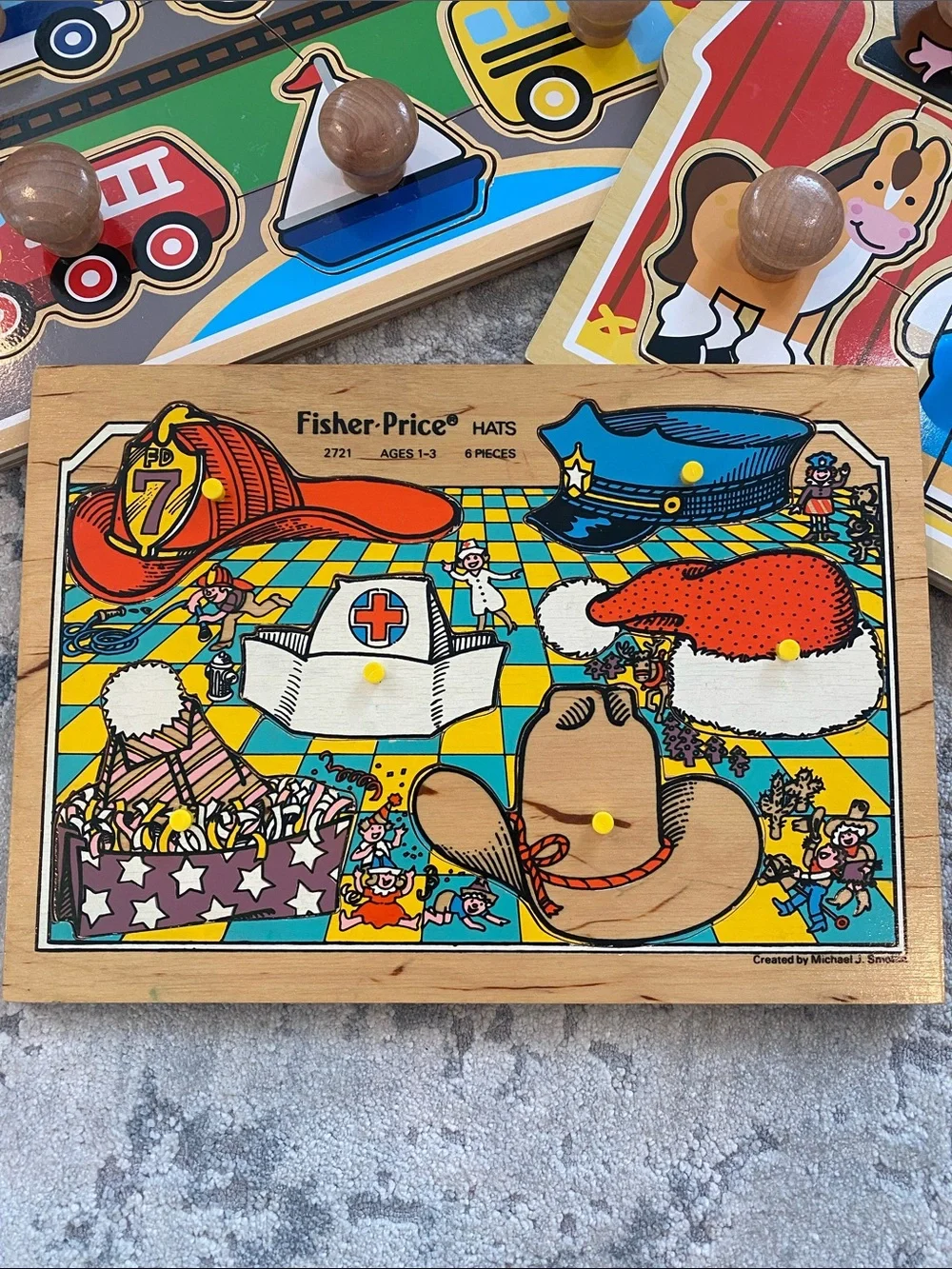 Melissa & Doug Wooden Puzzle Set